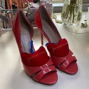 Jean-Michel Cazabat Coral color heels size 8